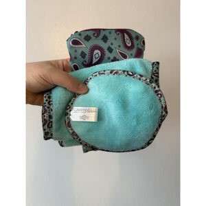 Campanelli “Fresh Face” Soft Makeup Remover Cloths & Travel Case Paisley New